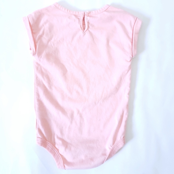 6-9M Onesie "Hola Mama" Rolled Sleeves Spanish - Picture 3 of 5